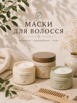 Маски для волосся
